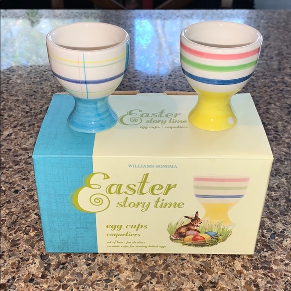 Williams Sonoma Other - Williams Sonoma Easter storytime egg cups ceramic